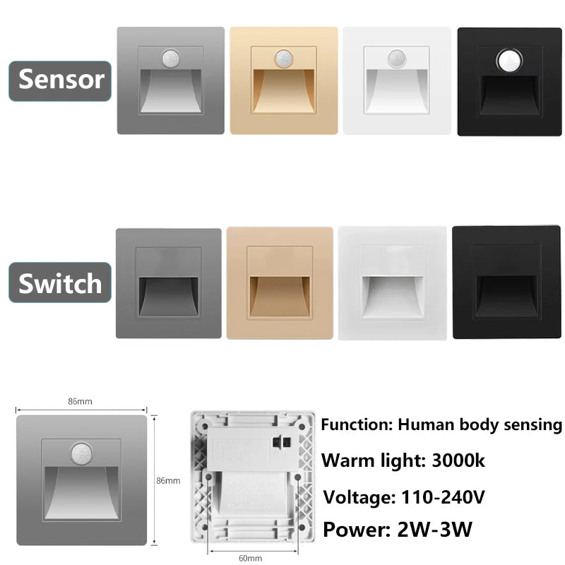 PIR Motion Detector Light Sensor led lights