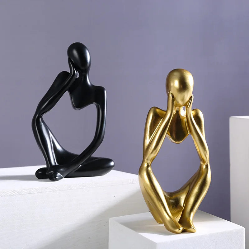 3pcs Set Thinker Abstract Character