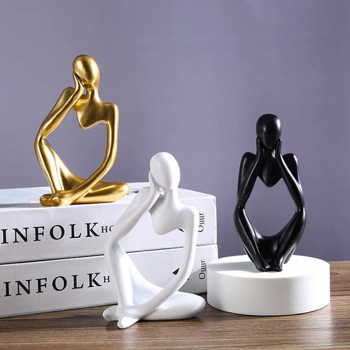 3pcs Set Thinker Abstract Character