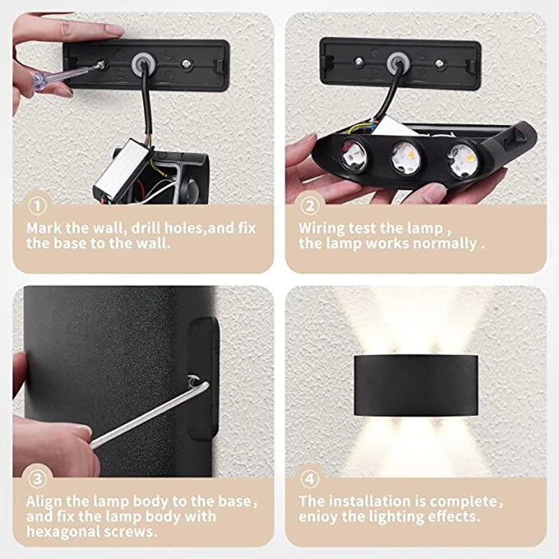 LED Wall Sconces Modern Indoor